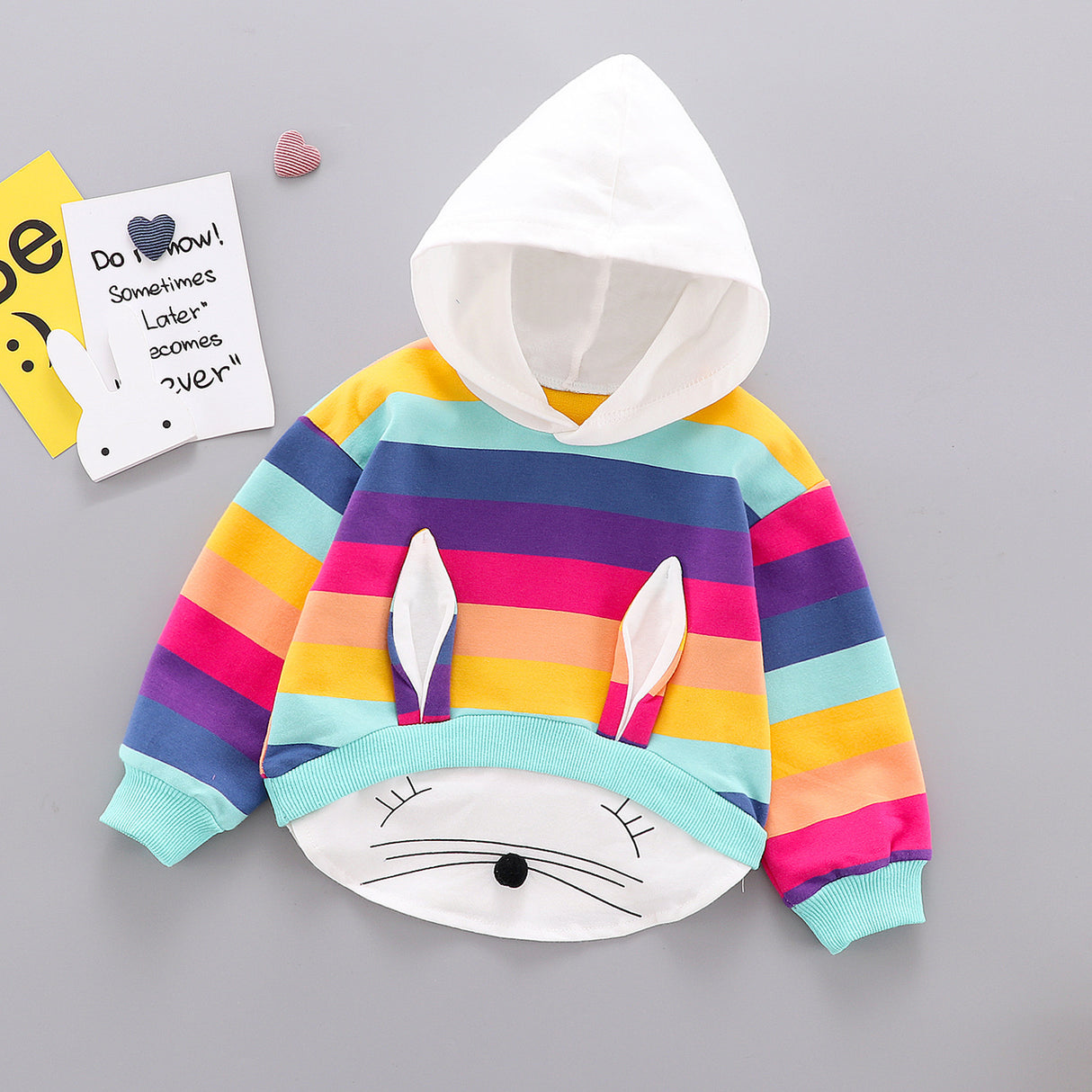 Children's Clothing Long-Distance Ear Hooded Clothing