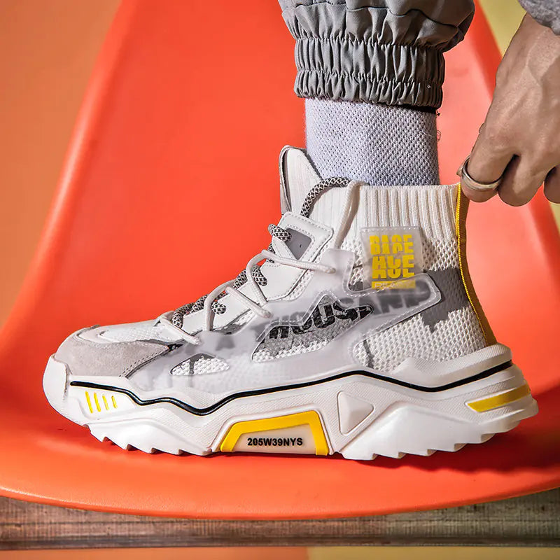 Men's Trendy High-Top Sports Sneakers for Autumn 2020