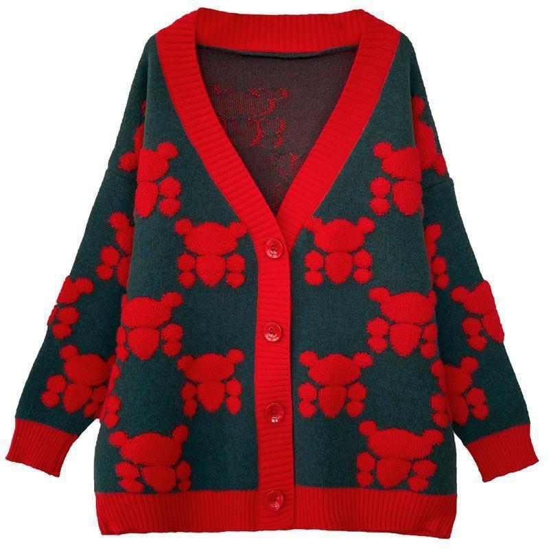 Loose Outer Wear And Foreign Style Ladies Sweater