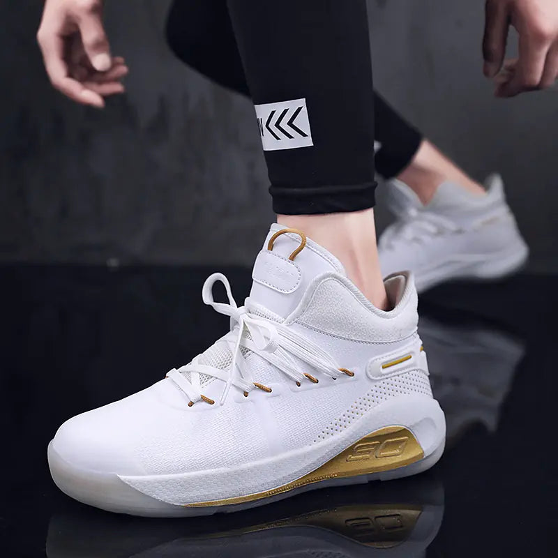 New High-Top Basketball Shoes for Couples (Men's Size)