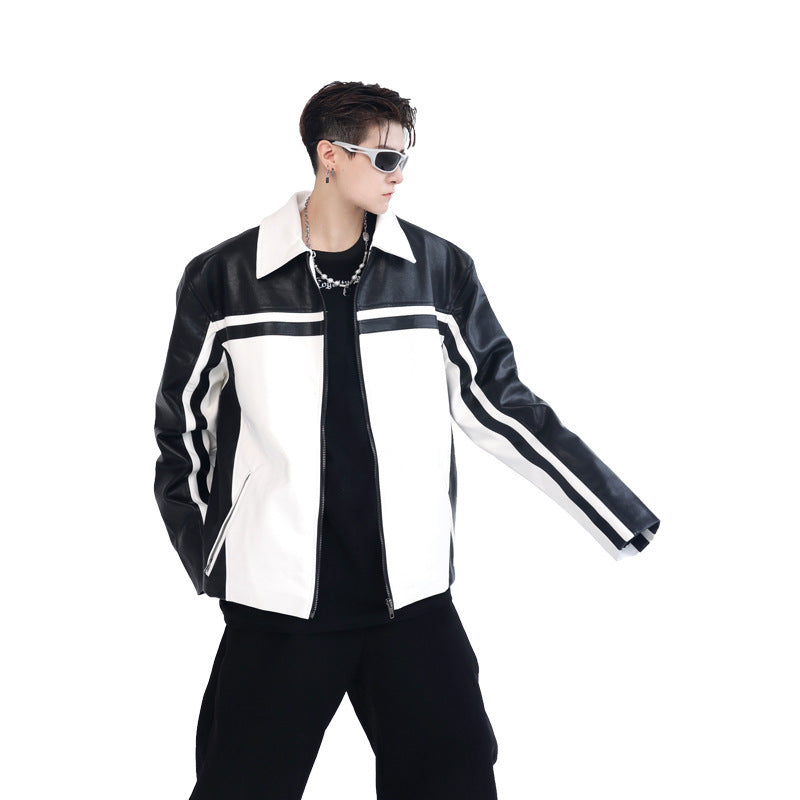 Luxury Fashion Brand Motorcycle Coat