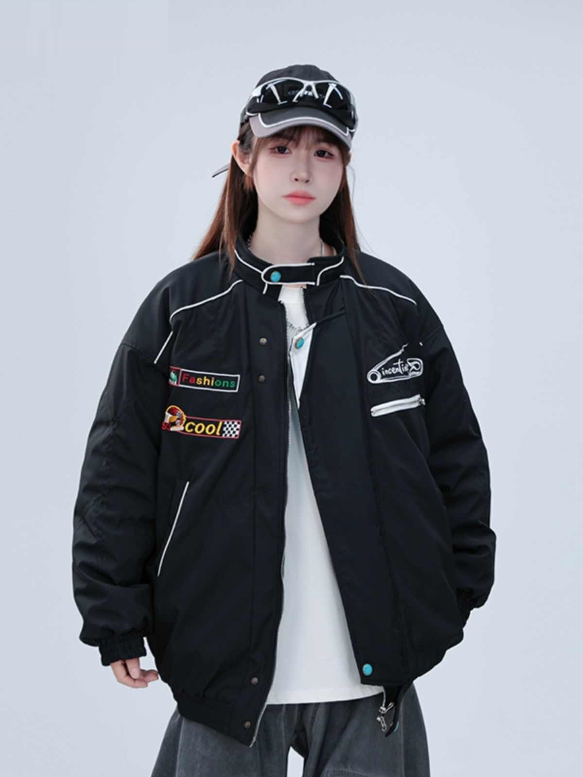 Thickening Embroidery Cotton Coat Winter