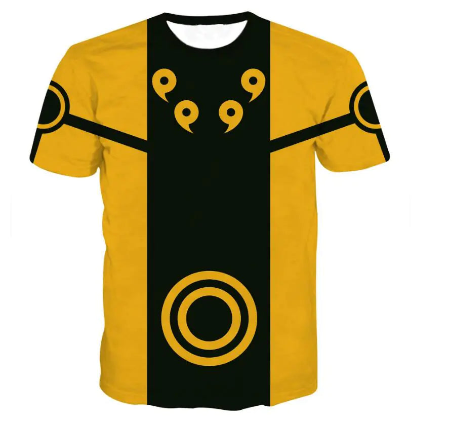 Fashionable Naruto Printed Short Sleeve Shirt