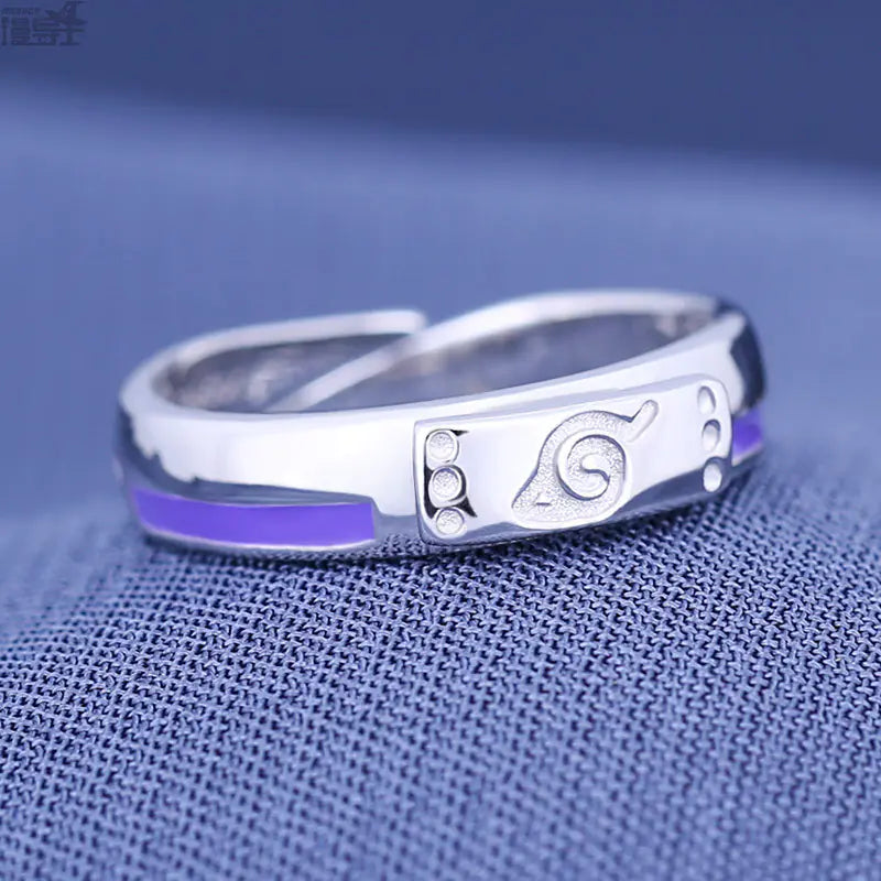 Naruto Hinata Ring S925 Silver Jewelry Anime Merchandise