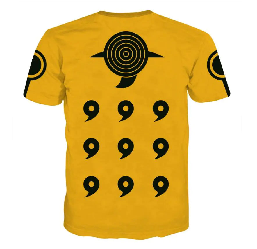 Fashionable Naruto Printed Short Sleeve Shirt