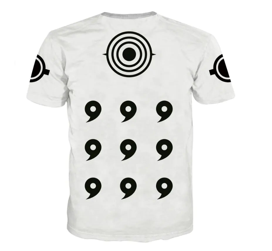 Fashionable Naruto Printed Short Sleeve Shirt