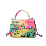 Ladies Painted Graffiti Bags