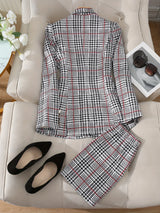 Ladies Fashion Casual Slim Suit