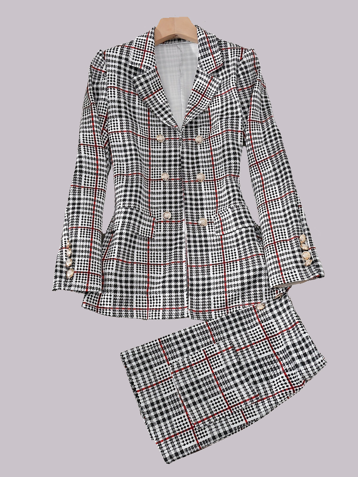 Ladies Fashion Casual Slim Suit