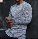 Men's Striped Round Neck Bottom Shirt