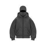 Fleece-lined Double Hooded Sweater