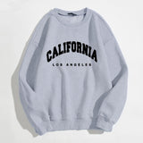 Womens Hoodies Long Sleeve Graphic Letters Print