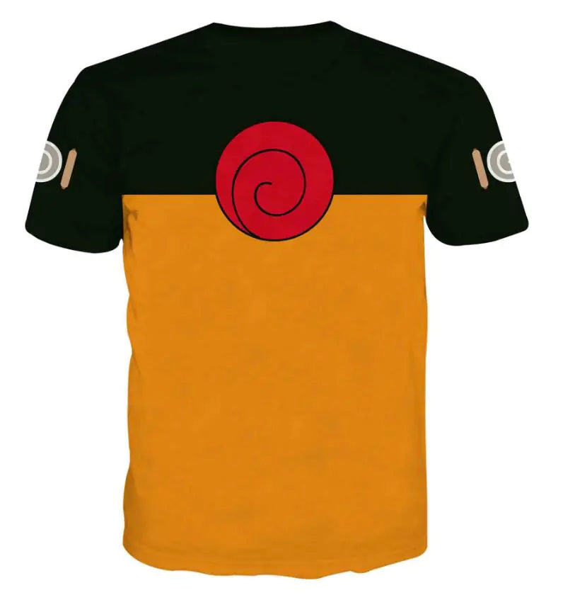 Fashionable Naruto Printed Short Sleeve Shirt