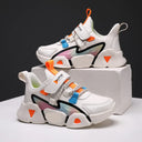 Leather Running Shoes for Little Girls