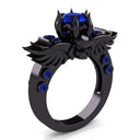 New Style Skull Ring with Ruby Jewelry