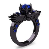 New Style Skull Ring with Ruby Jewelry