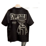 Brand Short Sleeve Ins 100 Cotton Coat Summer Men's Printed T-shirt