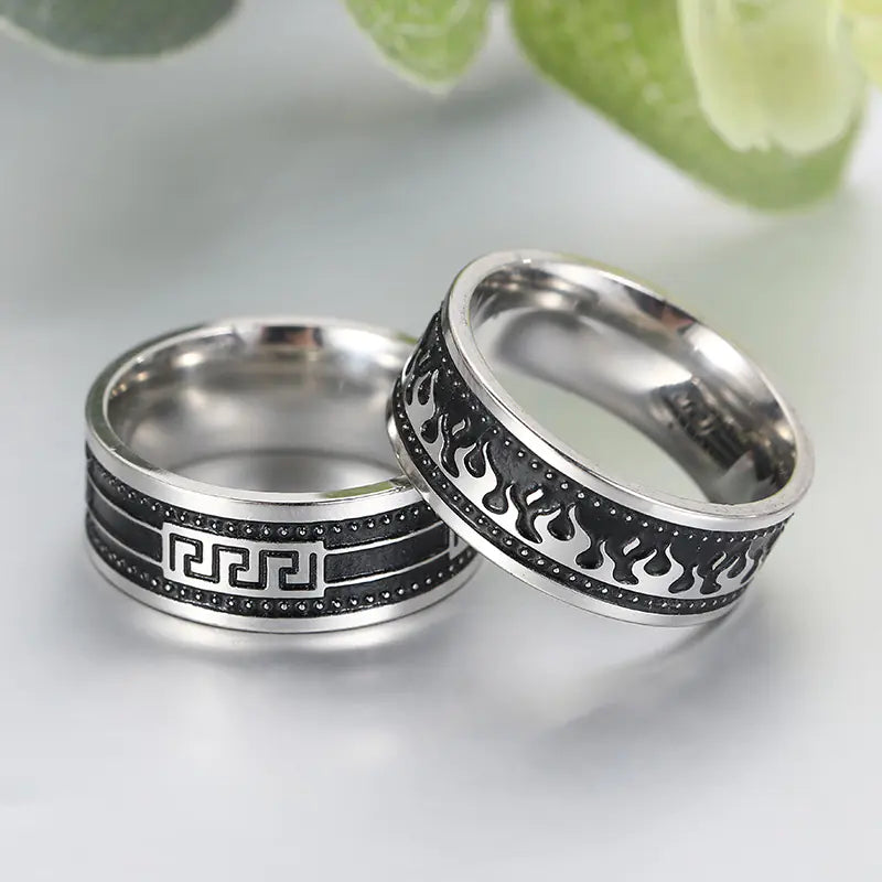 Titanium Steel Ring for Men