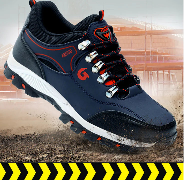 Men's Steel Toe Safety Shoes - Anti-Puncture & Durable