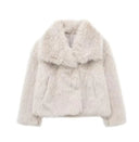 Women's Faux Fox Fur Coat