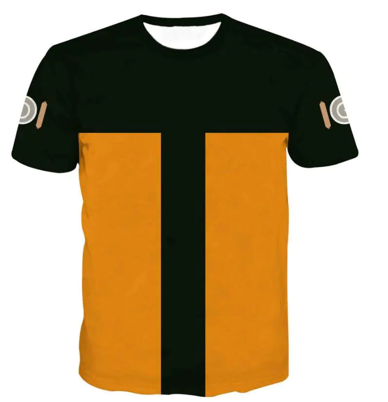 Fashionable Naruto Printed Short Sleeve Shirt