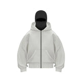 Fleece-lined Double Hooded Sweater