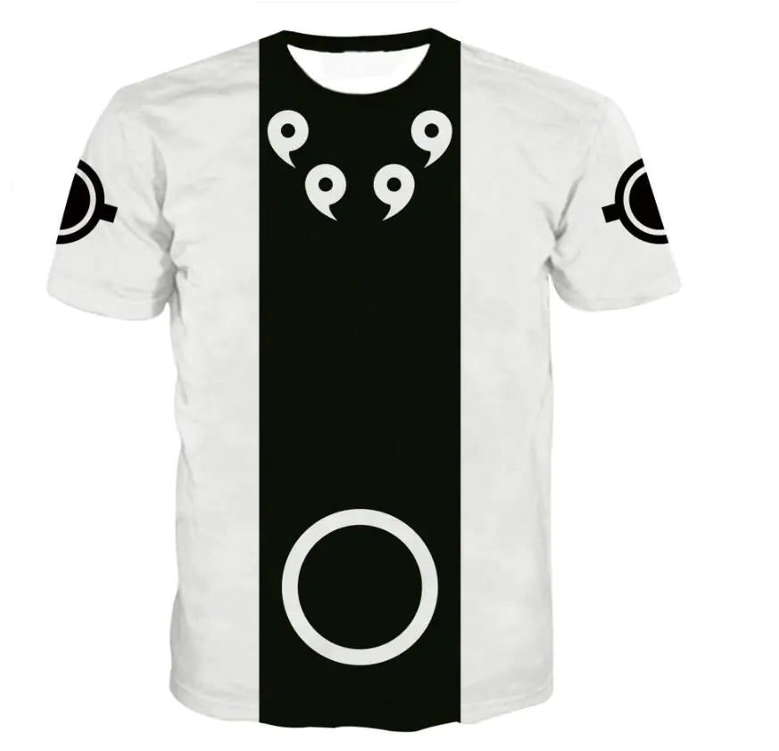 Fashionable Naruto Printed Short Sleeve Shirt