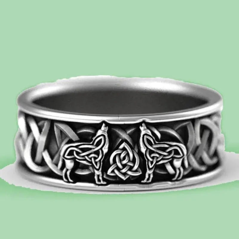 Vintage Werewolf Ring for Men