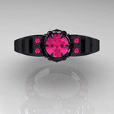 New Style Skull Ring with Ruby Jewelry