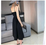 Elegant High-Waisted Summer Dress with Sleeves