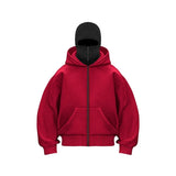 Fleece-lined Double Hooded Sweater